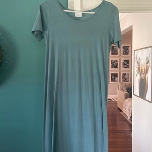 Blue Short Sleeve Size S Plain Jane dress